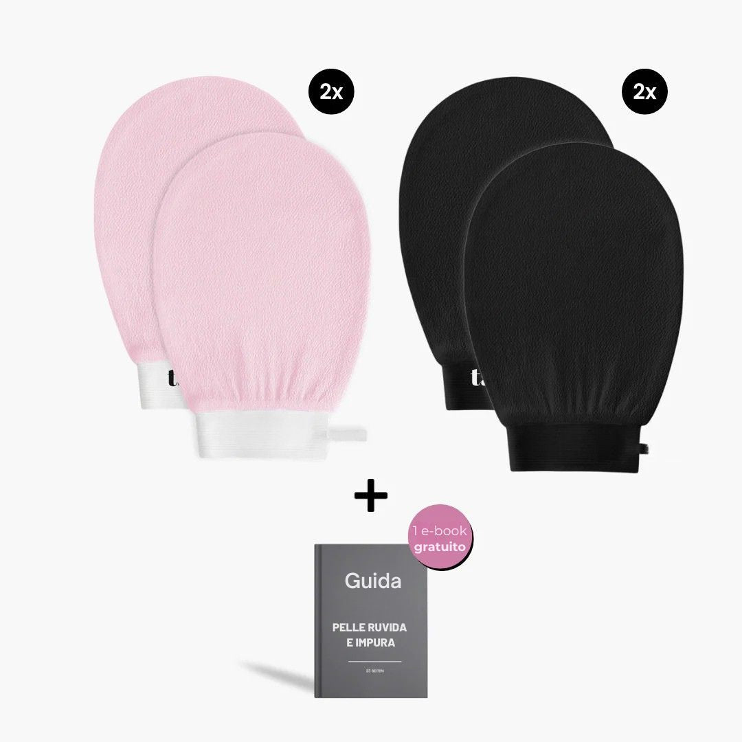 Guanto Esfoliante Premium – Pelle Liscia e Luminosa