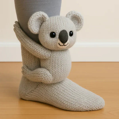 CosyHug™ – Chaussettes douces à câlin intégré pour chaleur et confort