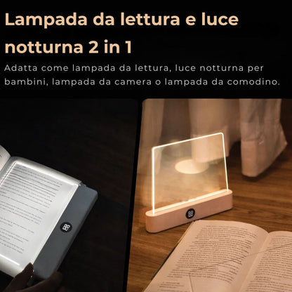 Pannello Luminoso LED USB – Illuminazione Confortevole per la Lettura