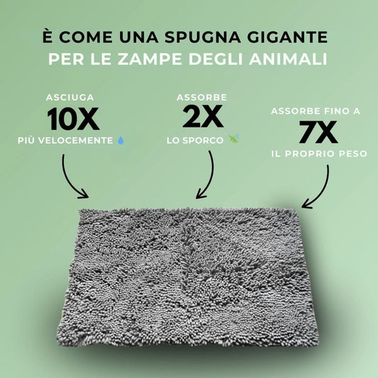 Tappeto Ultra-assorbente per Animali - Assorbe rapidamente e mantiene la casa pulita
