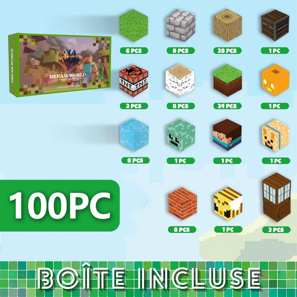 PixelCraft™ – Construis ton univers, bloc après bloc