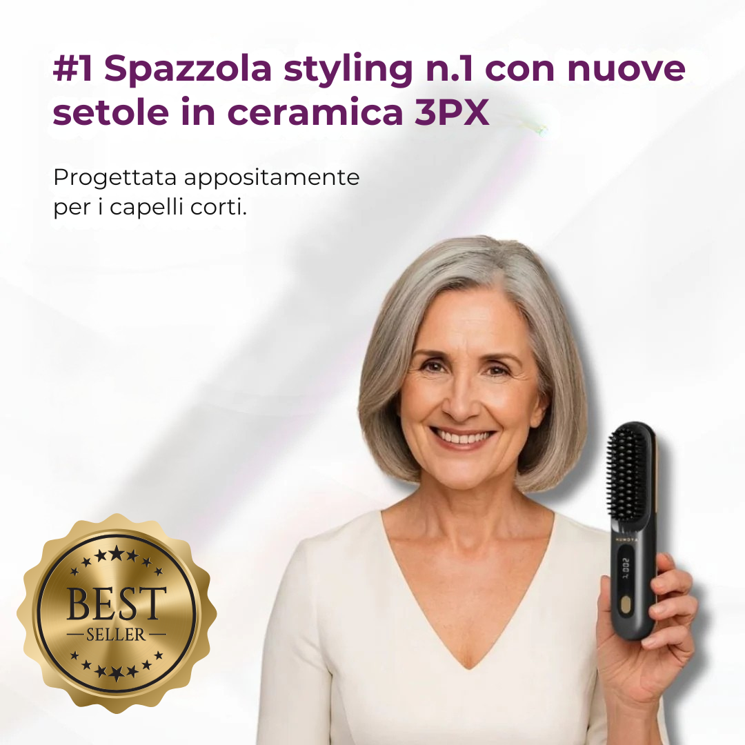 La prima spazzola tecnologica per capelli corti - Spazzola RODDACE™