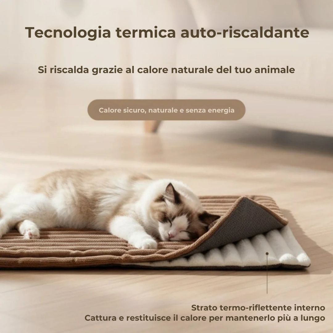 Tappetino Riscaldante Automatico per Cani - Comfort e Calore Adattato