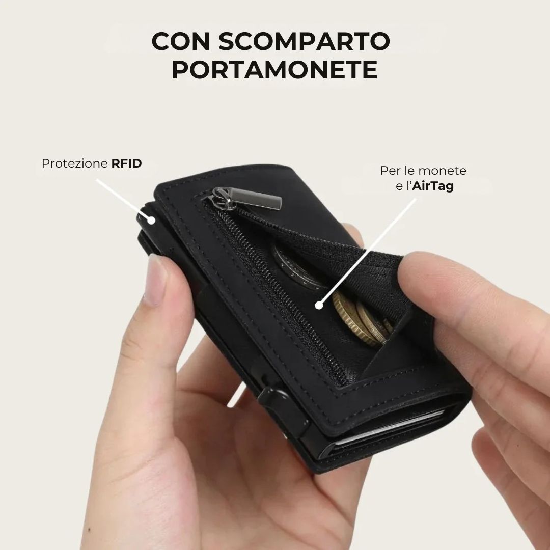 Portafoglio Slim 2.0 – Design elegante e sicurezza garantita