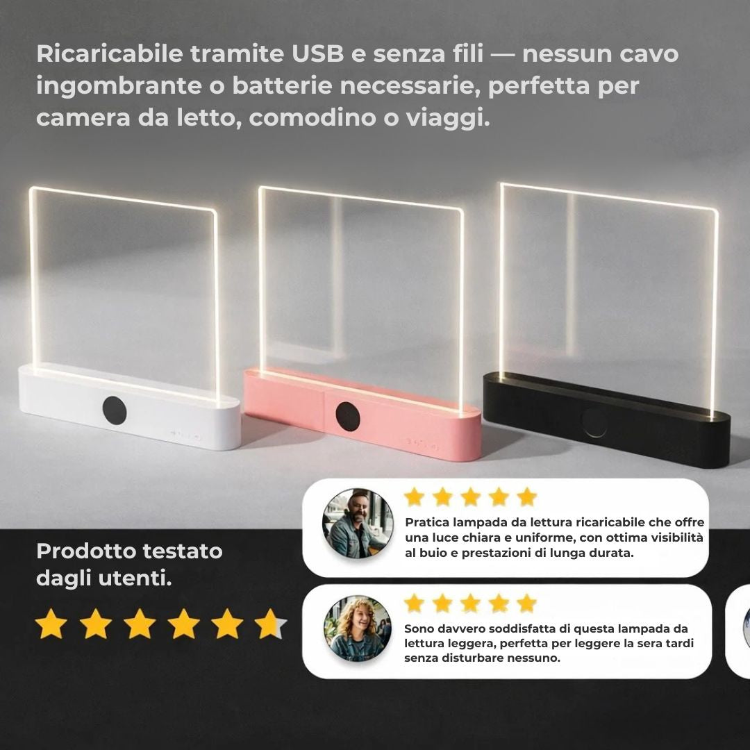 Pannello Luminoso LED USB – Illuminazione Confortevole per la Lettura