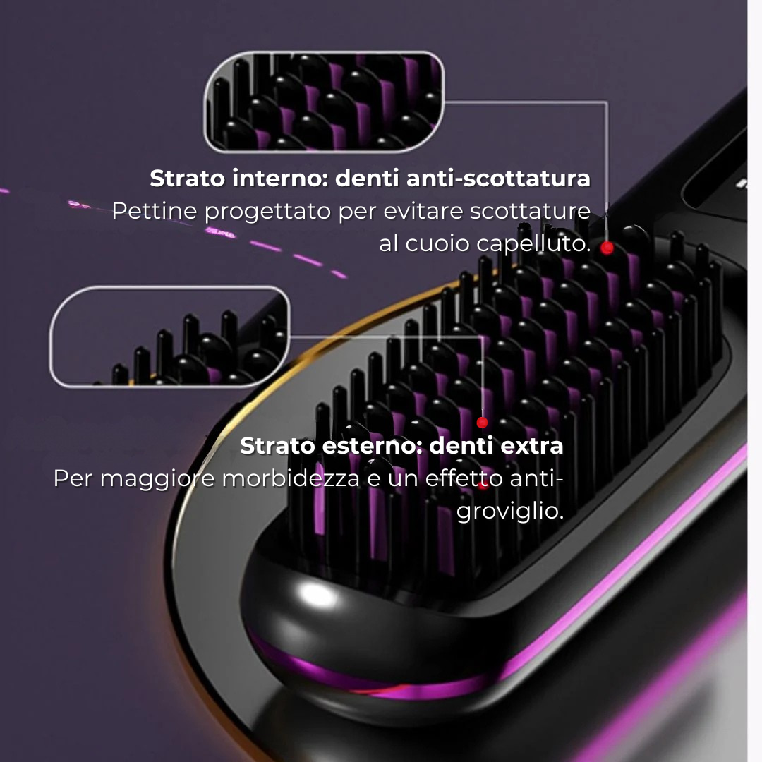 La prima spazzola tecnologica per capelli corti - Spazzola RODDACE™
