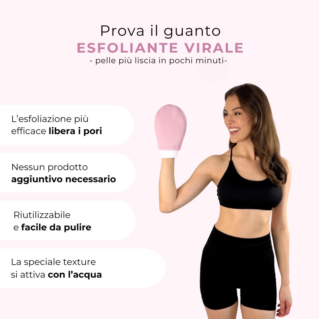 Guanto Esfoliante Premium – Pelle Liscia e Luminosa