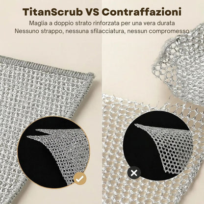 TitanScrub – Tamponi Pulenti Riutilizzabili ad Alta Efficacia