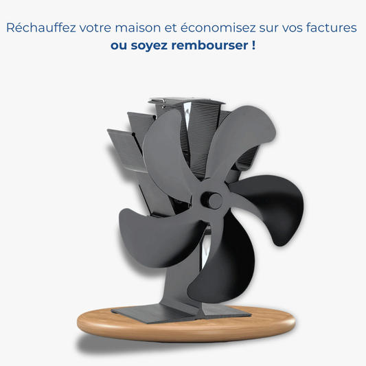 Ventilateur pour poêle à bois – chaleur optimale et économie d’énergie