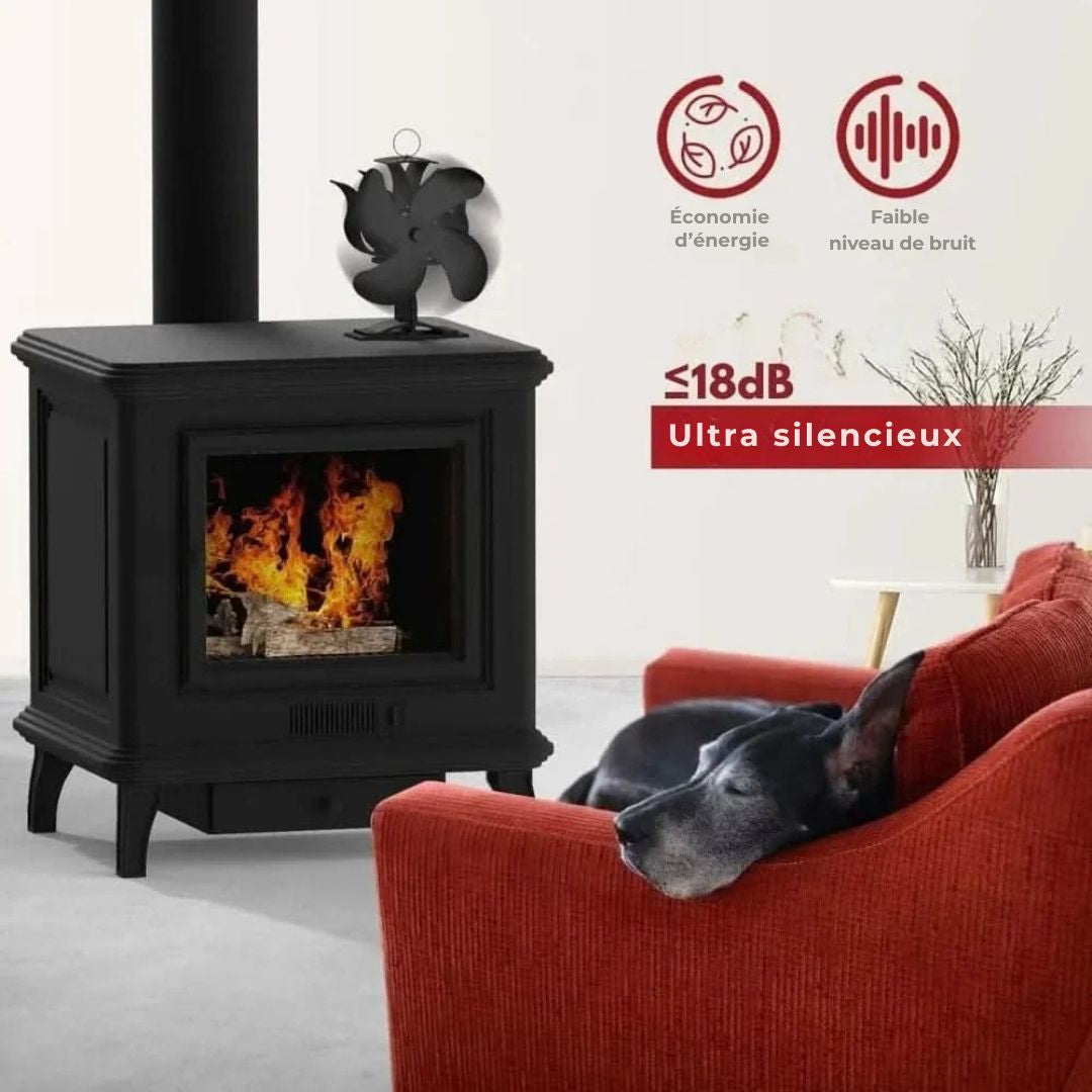 Ventilateur pour poêle à bois – chaleur optimale et économie d’énergie