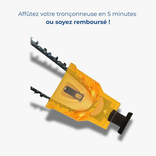 Affûteur pour tronçonneuse – Lame affûtée en 5 minutes